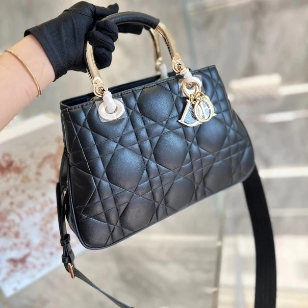 Сумка женская Lady Dior Натуральная кожа 24 х 20см