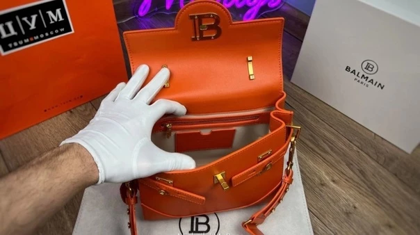 Сумка женская новая Balmain Натуральная кожа