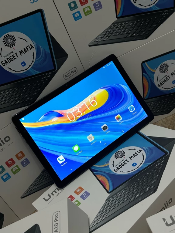 Планшет новый UMIIO A10 PRO с клавиатурой, 6/128gb, 2 sim карты, 10,1д