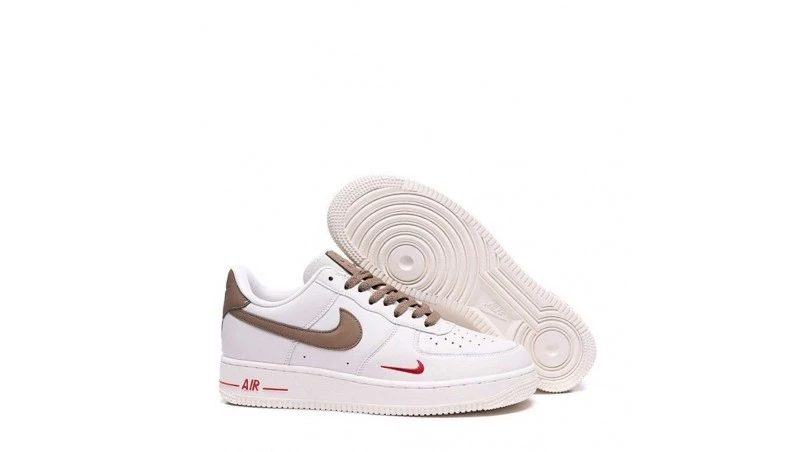 Кроссовки Air Force 1 Low White Brown. Luxe качество