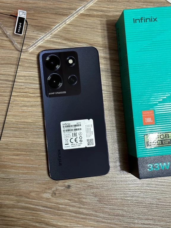 Смартфон Infinix Note 30i Память: 16gb на 256gb Дисплей: 6.66