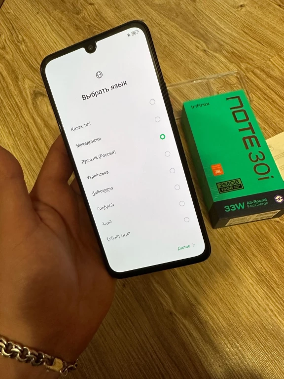 Смартфон Infinix Note 30i Память: 16gb на 256gb Дисплей: 6.66