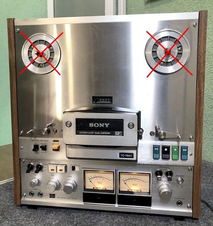 Катушечный Магнитофон Sony Tc-755A, без головок!