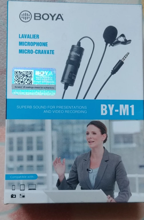 Микрофон  петличный BOYA BY  M1. Новый