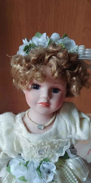 Винтажная фарфоровая кукла Балерина. Высота 43 см.