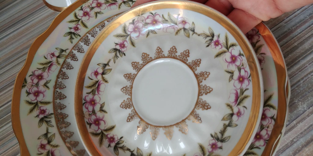 Кофейный сервиз , изысканный. Фарфор, . Коростень ФЗ,  60-70 гг. Новый