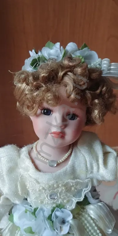 Винтажная фарфоровая кукла Балерина, коллекционная. Высота 43 см