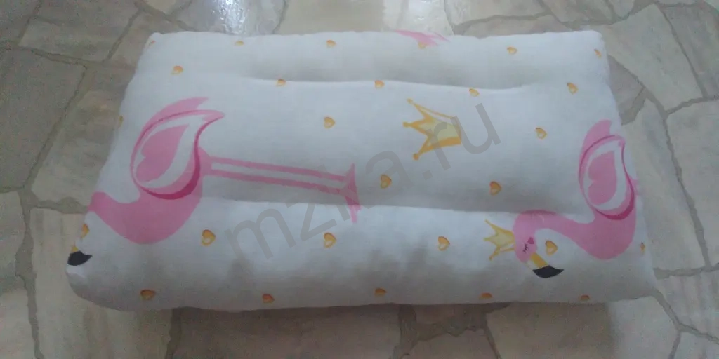Подушка PINK детская, для сна, в дорогу, для массажа, 45х25. Качественная