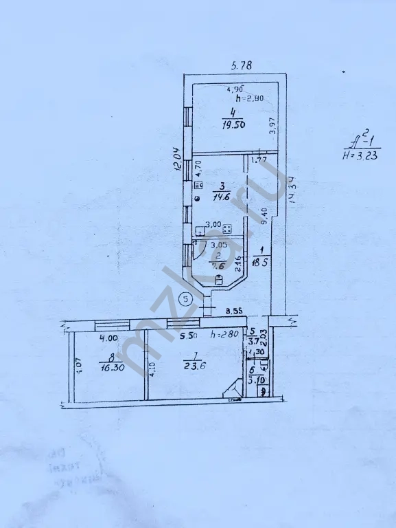 Продаётся в Донецке (ДНР) 3-к квартира, 106 м2, 1/1 эт.