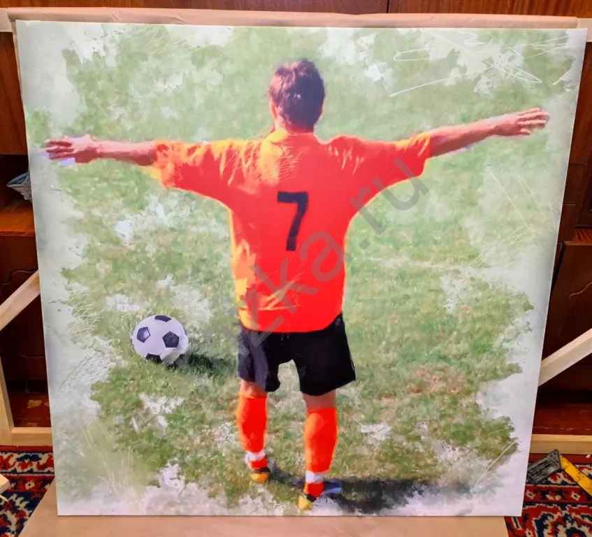 Портрет на холсте. Модульные картины. Печать на холсте