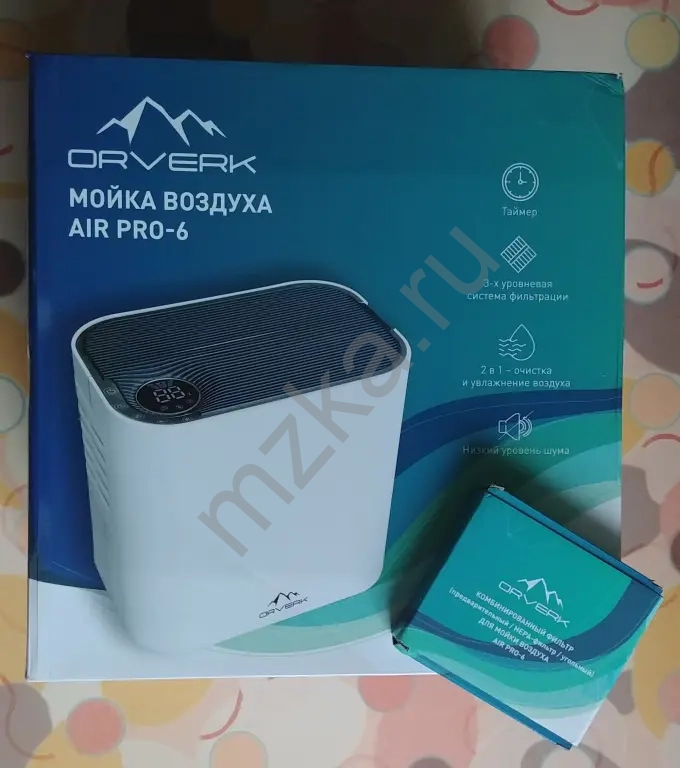 Мойка воздуха ORVERK Air-Pro 6 –очистка и увлажнение 2 в 1