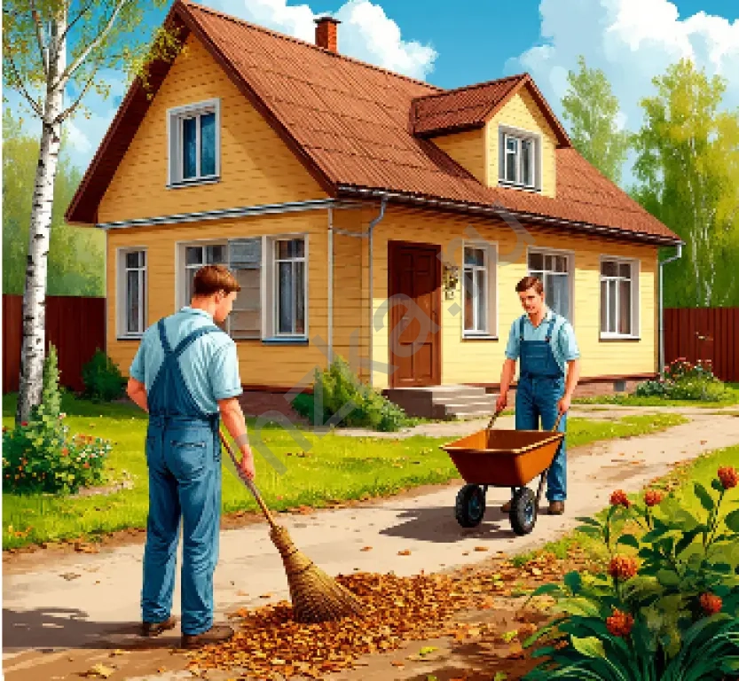 Разнорабочие, уборка территории, помещений, участков.